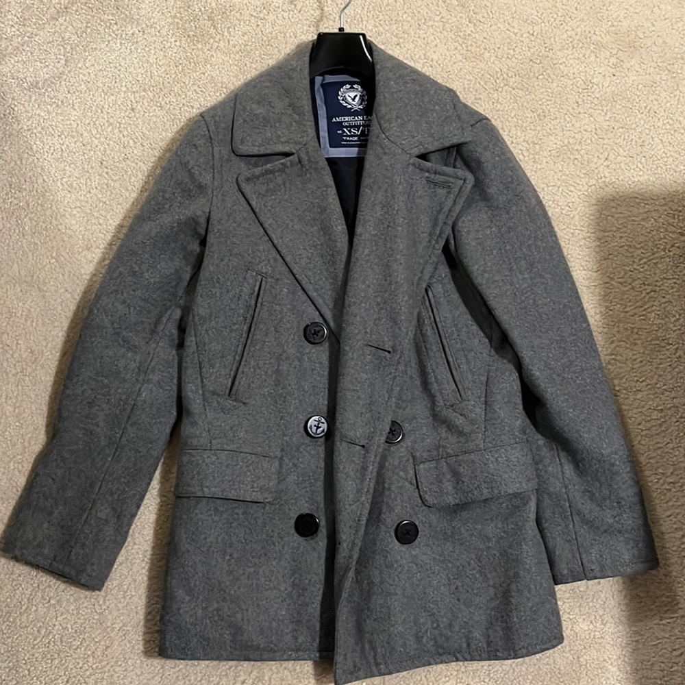 Grey Pea Coat